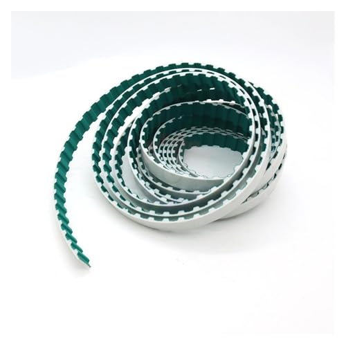 Antriebsriemen AT5 Offener Zahnriemen Teilung 5Mm Synchron Breite 40Mm 45Mm 50Mm 55Mm 60Mm Polyurethan-Förderband Getriebe Riemen(50 Meter,GREEN_60MM) von WSUMKH