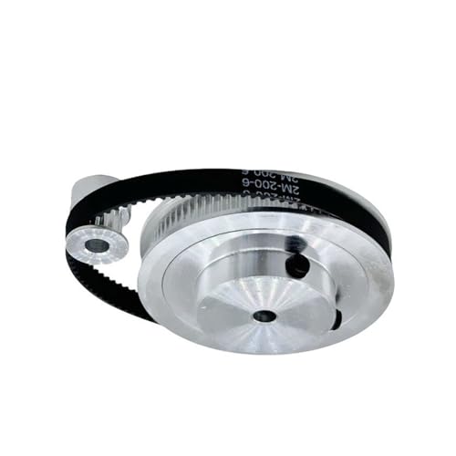 Antriebsriemen GT2 2M 16 & 80 Zähne 1:5 Untersetzungsverhältnis 3D-Druckerteilbreite 10Mm Synchronradriemen 400/500/610Mm Blende 5/6/8/10/12Mm Getriebe Riemen(10mm,2GT-400-10MM_16T BOER 4MM) von WSUMKH
