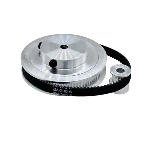 Antriebsriemen GT2 2M 16 & 80 Zähne 1:5 Untersetzungsverhältnis 3D-Druckerteilbreite 6Mm Synchronradriemen 200/280/400/500Mm Blende 5/6/8/10/12Mm Getriebe Riemen(5mm,2GT-200-6MM_16T BOER 3MM) von WSUMKH