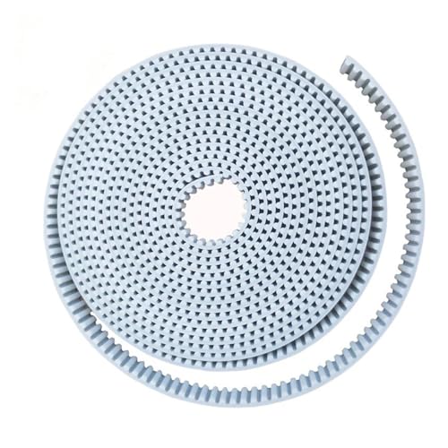 Antriebsriemen HTD5M Zahnriemen Breite 40 12 15 20 Mm Farbe Weiß PU-Polyurethan Mit Stahlkern Offenes Ende Teilung 5Mm Riemenscheibe 5M-15Mm Getriebe Riemen(3 meters,40mm) von WSUMKH