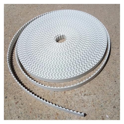 Antriebsriemen Polyurethan PU T5 Zahnübertragungsförderer Zahnriemen Offen Mit Stahlseil Riemen Ersatz Des Elektrischen Vorhangs Getriebe Riemen(2meter,15mm) von WSUMKH