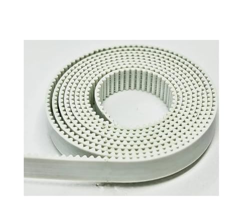 Antriebsriemen STS/STD S5M Öffnungsriemenbreite 10/12/15/20/25/30/40 Mm, Verwendet In S5M-Zahnriemenscheibe Für 3D-Drucker Und CNC-Werkzeugmaschinen Getriebe Riemen(30M,PU-WHITE_S5M-12MM) von WSUMKH