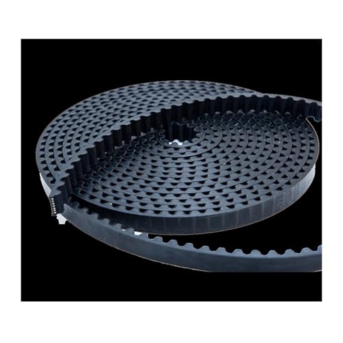 Antriebsriemen Schwarzes Polyurethan PU Für STD5M-Zahnübertragungsförderer Für STS S5M-Zahnriemen Mit Offenem Ende Und Stahlseil Für CNC-Maschinenmotor Getriebe Riemen(2meter,10mm) von WSUMKH