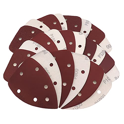 WSWJDW 25pcs selbstklebendes Schleifpapier Dreieckschleifer Sandpapier Klettschleife Schleifpapierscheibe Schleifwerkzeuge zum Polieren Körnung 40-1000,600 Körnung WSWJDW 25pcs selbstklebendes Schleifpapier Dreieckschleifer Sandpapier Klettschleife Schleifpapierscheibe Schleifwerkzeuge zum Polieren Körnung 40-1000,600 Körnung von WSWJDW