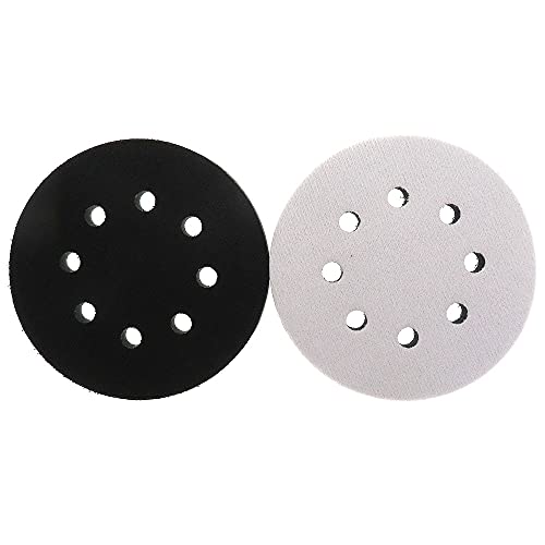 WSWJDW 2pcs 5 Inch 125mm 8-Hole Soft Sponge Interface Pad Fit For Sanding Pads and Hook Loop Buffing Pad WSWJDW 2pcs 5 Inch 125mm 8-Hole Soft Sponge Interface Pad Fit For Sanding Pads and Hook Loop Buffing Pad von WSWJDW