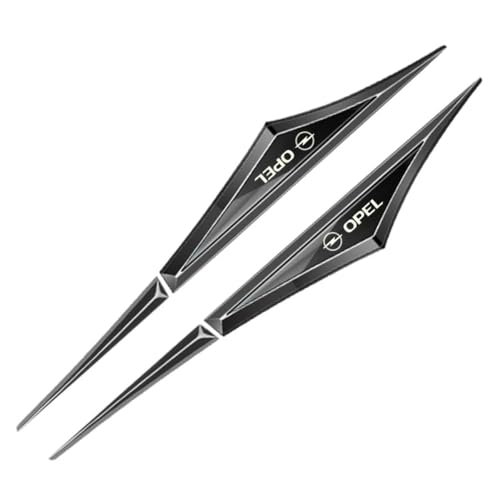 WSXCDE Auto Emblem Aufkleber, für Opel Astra K Corsa F Combo E Grandland X Insignia CT Mokka 3D Karosserie selbstklebend Emblem Aufkleber Frontgrill Karosserie Kofferraum Dekoration Aufkleber,C von WSXCDE