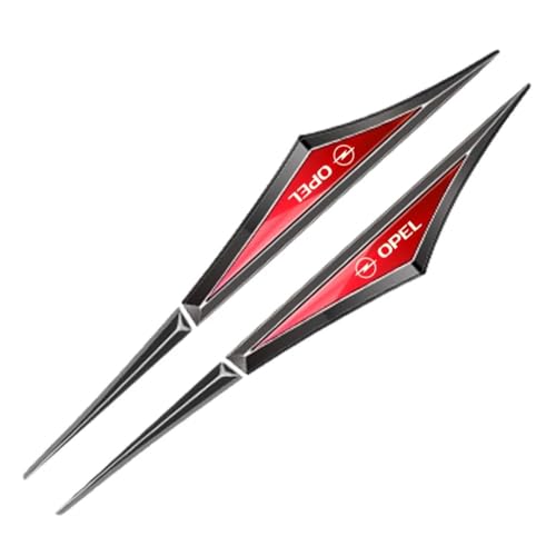 WSXCDE Auto Emblem Aufkleber, für Opel Astra K Corsa F Combo E Grandland X Insignia CT Mokka 3D Karosserie selbstklebend Emblem Aufkleber Frontgrill Karosserie Kofferraum Dekoration Aufkleber,D von WSXCDE