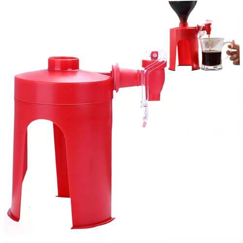 2 PCs 2 Liter Soda -Spender invertierter Soda -Flaschenspender kreativer automatischer Wasserhahn einfache Schalter für Getränke Küchenbar Home Party Drink Tool rot 2 PCs 2 Liter Soda -Spender invertierter Soda -Flaschenspender kreativer automatischer Wasserhahn einfache Schalter für Getränke Küchenbar Home Party Drink Tool rot von WSYJWEX