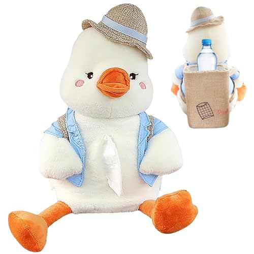 Auto -Tissue -Halter, 2 in 1 Auto -Tissue -Box -Halter und wasserdichte Mülleimer, Entenform lustige Box -Abdeckung mit elastischen Riemen, süß für lustige Cover Auto -Tissue -Halter, 2 in 1 Auto -Tissue -Box -Halter und wasserdichte Mülleimer, Entenform lustige Box -Abdeckung mit elastischen Riemen, süß für lustige Cover von WSYJWEX