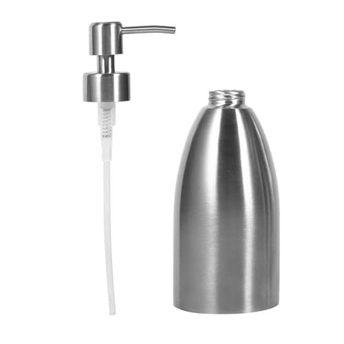 Edelstahlseifespender, rostfeste Arbeitsplatte Küchenseife, 500 ml Large & Sturdy Lotion, Hand für Küche, Badezimmer und Arbeitsplatte Lotion Edelstahlseifespender, rostfeste Arbeitsplatte Küchenseife, 500 ml Large & Sturdy Lotion, Hand für Küche, Badezimmer und Arbeitsplatte Lotion von WSYJWEX