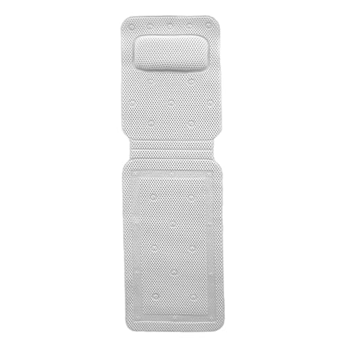 Ganzkörperbad Kissen 50x14 3D Weiches langes Bad Kissen Nicht-Rutschkissen für Wanne gemütlichen PVC Ganzkörper mit Saugbechern Luxuskissen für Wannenhalskopf und Rückenstütze Ganzkörperbad Kissen 50x14 3D Weiches langes Bad Kissen Nicht-Rutschkissen für Wanne gemütlichen PVC Ganzkörper mit Saugbechern Luxuskissen für Wannenhalskopf und Rückenstütze von WSYJWEX
