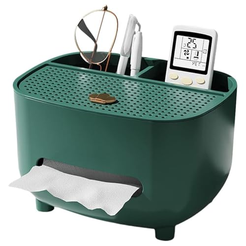 Tissue Box -Organisator, Doppelschicht -Tissue -Box -Organizer mit Lagerung, dekorative Kunststoffabdeckung, multifunktionaler Halter für Home Office Badezimmer Dekorationshalter Tissue Box -Organisator, Doppelschicht -Tissue -Box -Organizer mit Lagerung, dekorative Kunststoffabdeckung, multifunktionaler Halter für Home Office Badezimmer Dekorationshalter von WSYJWEX