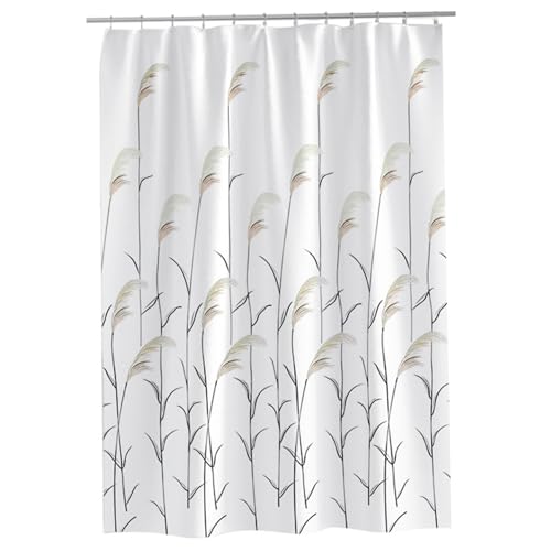 WSYJWEX Duschvorhang, Polyester wasserdichte Duschvorhänge, Reedblumen-Dicker-Badezimmervorhang, Moderne einfache Stilvorhänge für Badezimmerbad nach Hause WSYJWEX Duschvorhang, Polyester wasserdichte Duschvorhänge, Reedblumen-Dicker-Badezimmervorhang, Moderne einfache Stilvorhänge für Badezimmerbad nach Hause von WSYJWEX
