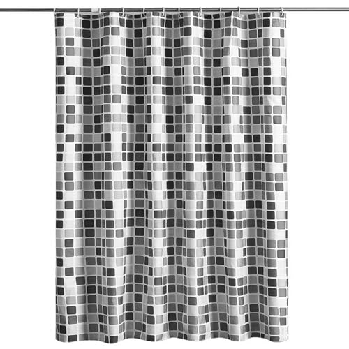 WSYJWEX Extra Langer Duschvorhang, 78.74x78.74 Luxus Nasszimmer Duschvorhang, Dicke wasserdichte Polyestervorhänge für Badezimmer lang WSYJWEX Extra Langer Duschvorhang, 78.74x78.74 Luxus Nasszimmer Duschvorhang, Dicke wasserdichte Polyestervorhänge für Badezimmer lang von WSYJWEX