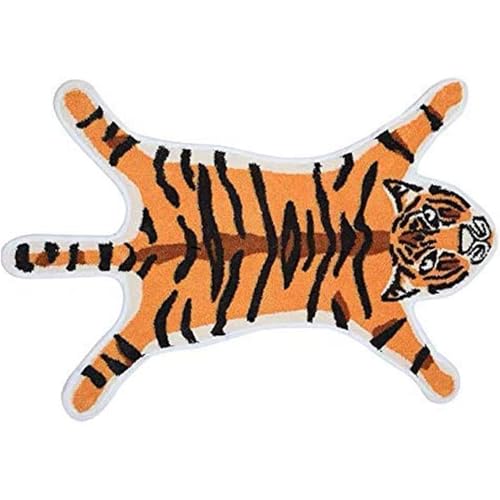 WSYJWEX Tiger Teppich, Tiere Teppich Nicht ruhig von WSYJWEX