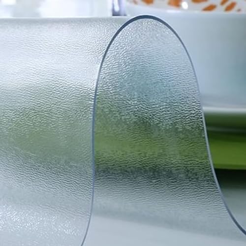 Schreibtischstuhl Unterlage, Matte Bodenmatte Bürostuhl und Schreibtisch Bodenschutzmatte Wasserdicht Bodenschutzmatte Bürostuhl rutschfest für Hartböden Unterlage(Stärke: 1/1,5/2 mm) von WSZGRJDM