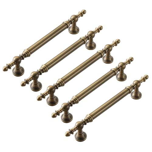 WSZGRJDM 2/5 Stück Vintage Messing Möbelgriffe Schrankgriffe Küchengriffe Schubladengriffe für Küchenschränke Stangengriff WSZGRJDM 2/5 Stück Vintage Messing Möbelgriffe Schrankgriffe Küchengriffe Schubladengriffe für Küchenschränke Stangengriff von WSZGRJDM