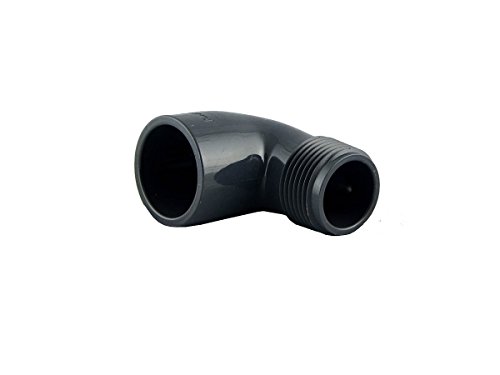 PVC-Winkel 90° Klebemuffe auf AG Ø40 x 1 1/2", Profi-Qualität PVC-Winkel 90° Klebemuffe auf AG Ø40 x 1 1/2", Profi-Qualität von WT