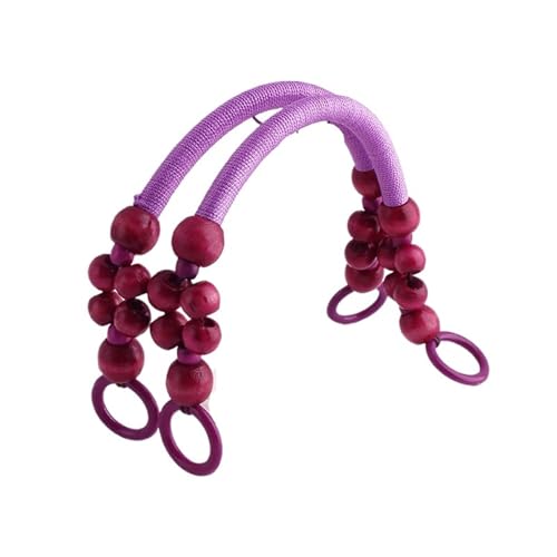 WTAXBH D-Form Taschengriffe 2PCS 48cm Holz Seil Tasche mit U-förmigen Griff Geeignet for Strand Tasche Häkeln Tasche Retro Tasche DIY Liefert(Style8) von WTAXBH