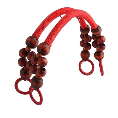 WTAXBH D-Form Taschengriffe 2PCS 48cm Holz Seil Tasche mit U-förmigen Griff Geeignet for Strand Tasche Häkeln Tasche Retro Tasche DIY Liefert(Style9) von WTAXBH