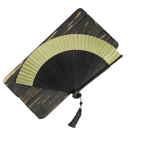 WTAXBH Handfächer Falten Holz Hand Tanz Knochen Seide Antike Folding Fan Dame Spot Hochzeit(Style03) von WTAXBH