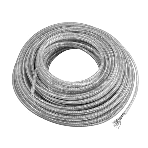 WTAXBH Mähfaden 3.0mm * 15m Stahldraht Nylon Gras Trimmer Linie Runde Freischneider Trimmer Seil Rasenmäher Ersatz Garten Hinterhof Werkzeuge(3.0mm x 15m-1pc) von WTAXBH