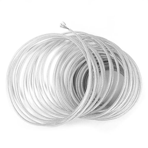 WTAXBH Mähfaden 5M/10M/15M Stahldraht Nylon Gras Trimmer Linie Freischneider Trimmer Seil Rasenmäher Kabel Lange Runde Rolle Gras Ersatz(10Mx2.4MM) von WTAXBH