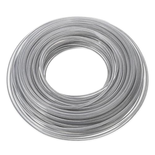 WTAXBH Mähfaden Stahldraht Nylon Gras Trimmer Linie Pinsel Cutter Trimmer Seil Rasenmäher Schnur Lange Runde Rolle Gras Ersatz von WTAXBH