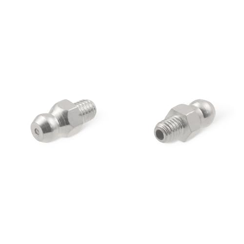 10 Stück Kegelschmiernippel DIN 71412 A (H1) M5 x 0,8 Stahl verzinkt von WTB