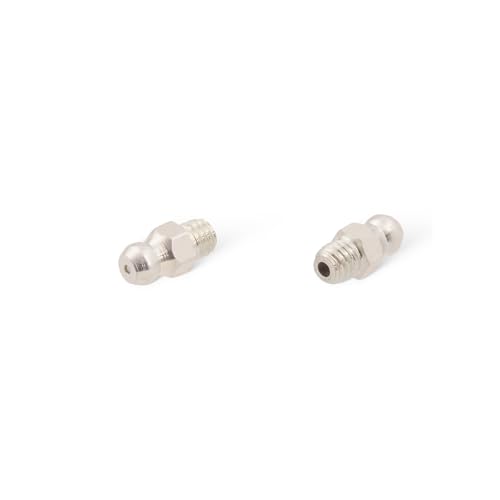 10 Stück Kegelschmiernippel DIN 71412 A (H1) M6 x 1,0 Stahl verzinkt von WTB