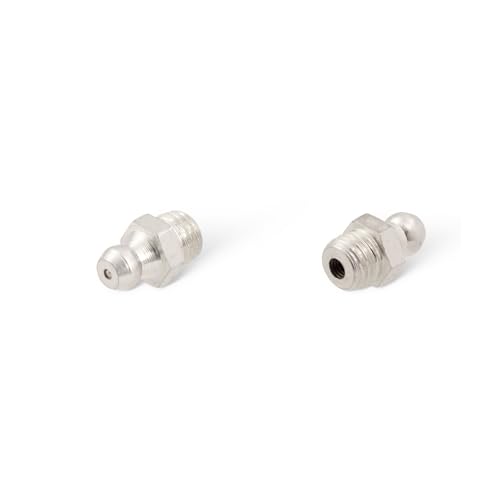 Schmiernippel M3 bis M16 Stahl verzinkt Kegelschmiernippel DIN 71412 (1, M8 x 1,0 A (H1) Stahl verzinkt) von WTB
