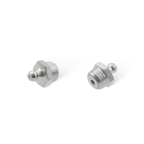 10 Stück Kegelschmiernippel DIN 71412 A (H1) R 1/4" Stahl verzinkt von WTB