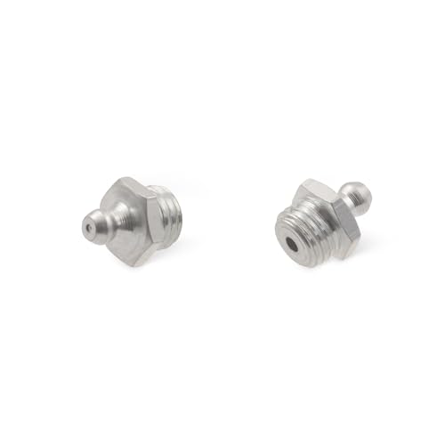 100 Stück Kegelschmiernippel DIN 71412 A (H1) M12 x 1,5 Stahl verzinkt von WTB