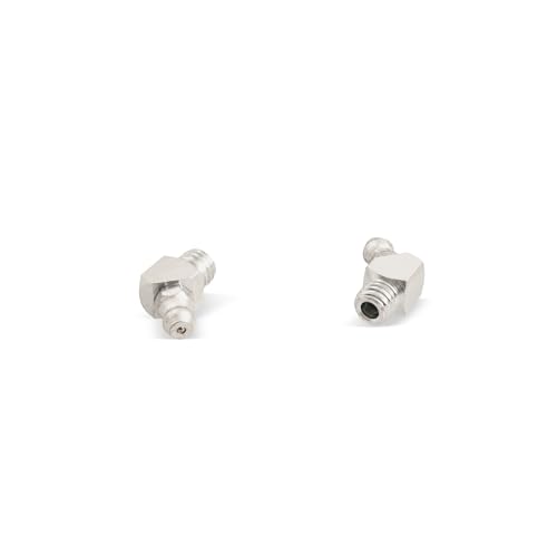 100 Stück Kegelschmiernippel DIN 71412 B (H2) M8 x 1,25 4-kant Stahl verzinkt von WTB