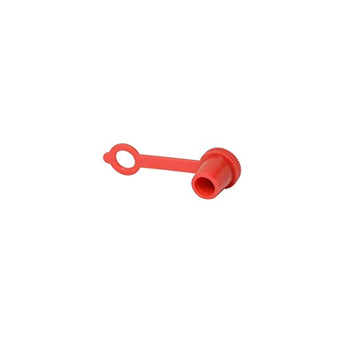 100 x rote WTB® Schmiernippelkappen für Kegel-Schmiernippel mit Befestigungslasche von WTB