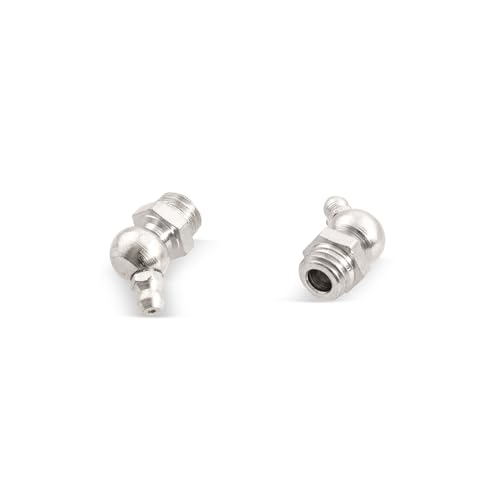 5 Stück Kegelschmiernippel DIN 71412 B (H2) M12 x 1,75 Stahl verzinkt von WTB
