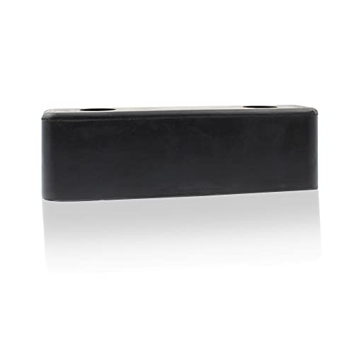 WTB® Rammpuffer mit Zwei Löchern 200x52x80mm Anfahrpuffer Gummipuffer für Verladerampen Rampenbock Heckschutzgummi von WTB