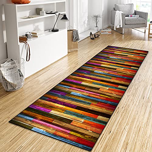 WTHYGB Teppich Läufer Flur 60x200 cm, rutschfest Waschbar Dauerhaft Moderne Lang Polyester Küchenläufer Flurläufer, 6 MM Dickem Teppichläufer für Korridor, Schlafzimmer, Wohnzimmer Rot-Gelb-Schwarz WTHYGB Teppich Läufer Flur 60x200 cm, rutschfest Waschbar Dauerhaft Moderne Lang Polyester Küchenläufer Flurläufer, 6 MM Dickem Teppichläufer für Korridor, Schlafzimmer, Wohnzimmer Rot-Gelb-Schwarz von WTHYGB