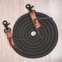 Maßgefertigte Seilzügel Mit Biothane-Sabber von WTHorseShop