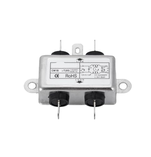 WTKFXVYHU CW1B-3A-T 05 Einphasiger AC 220 V Netzfilter-Isolator Anti-Interferenz-Sockeltyp(CW1B-10A-T 05) von WTKFXVYHU