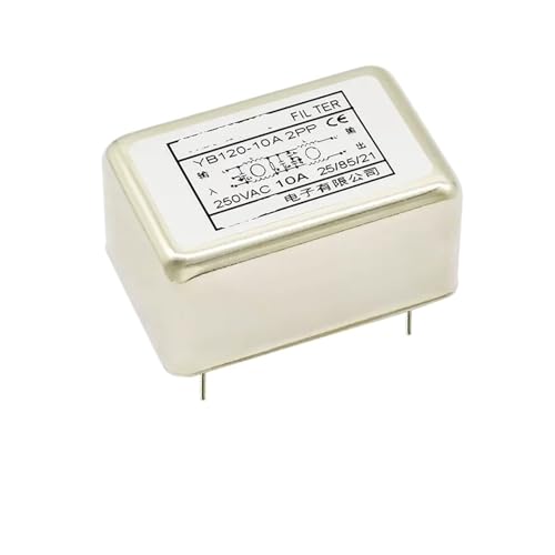 WTKFXVYHU YB120-1A/3A/6A/10A Doppelabschnitt verbesserte PCB Leiterplatte Pin-Typ Power Filter 220V Anti-Interferenz(YB120-10A) von WTKFXVYHU