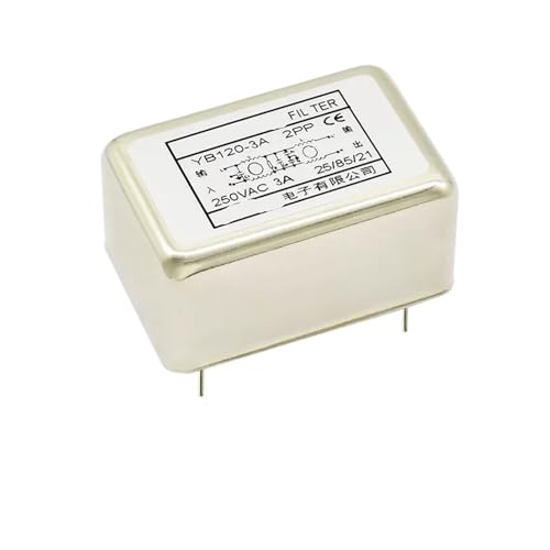 WTKFXVYHU YB120-1A/3A/6A/10A Doppelabschnitt verbesserte PCB Leiterplatte Pin-Typ Power Filter 220V Anti-Interferenz(YB120-3A) von WTKFXVYHU