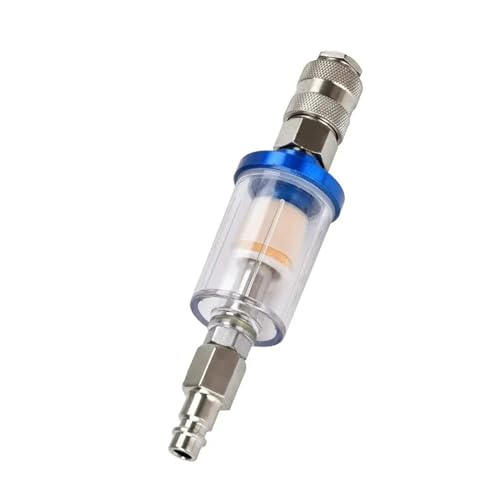 1/4'' Wasser-Öl-Abscheider Luftfilter Feuchtigkeitsschutz for Kompressor-Lackierpistolen-Werkzeug-Druckteile(Only Filter) von WTKYNULE