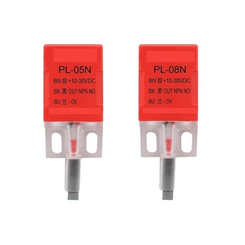 3D-Drucker DIY PL-05/08 Serie Quadratischer induktiver Näherungssensorschalter Detektor Bettnivellierungssonde NPN NC DC 10-30 V(PL-08N) von WTKYNULE