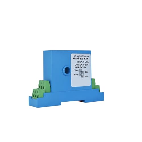 AC/DC-Stromsensor 50 A 10 A 20 A 50 A 100 A 4–20 mA, Mehrfachausgang, 0–10 V, 0–5 V, RS485-Relais ES-K14, Stromsender, Analogausgang(Output RS485,DC0-80A INPUT_HOLE 12MM_AC 220V) von WTKYNULE