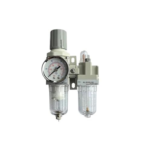AC2010-02 Druckluftfilter Ölfilter Druckregler Ablassventil pneumatischer Wasserabscheider Druck manuelle Entleerung(Fiber PC6-02,AC2010-02D) von WTKYNULE