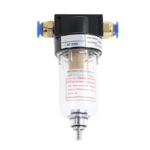 AF2000 1/4 Quellprozessor Kupferfilter Luftpumpe Filter Öl Wasserabscheider Luftkompressor pneumatische Komponenten(AF w (PC4-02x2),5 Sets) von WTKYNULE