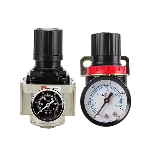AR2000 G1/4'' pneumatisches Mikro-Druckentlastungssteuerventil for Kompressorregler mit Instrumentenanschluss(AR2000-02 w PC,14MM) von WTKYNULE