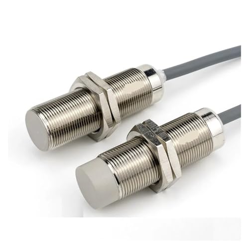 M18 Induktiver Sensorschalter NPN PNP Dreidraht-Näherungsschalter NO NC 5 mm 8 mm 12 mm Abstand 24 V DC(M18 Flat Head,NPN NO,12mm) von WTKYNULE