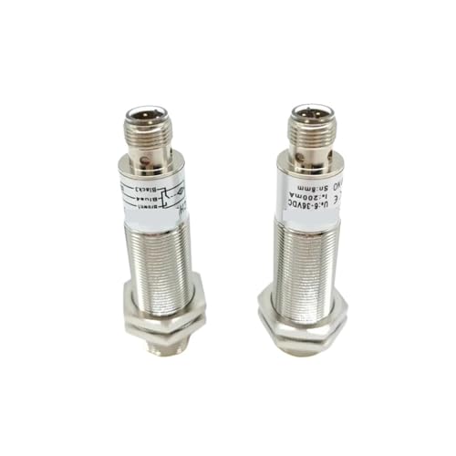 M18 PNP NPN Induktiver Näherungssensor-Anschluss, bündig, halbes Set, 5 mm, 8 mm, Erfassungsabstandsschalter(5mm,NPN NC) von WTKYNULE